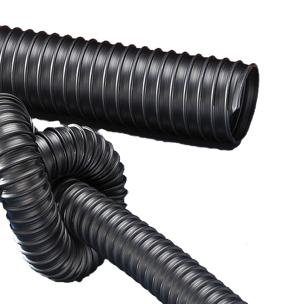 AIRDUC® PE 362 EC - Manguera de PE para aspiración e impulsión - eléctricamente conductiva - diámetro interior de 32 a 160 mm - diámetro exterior de 39 a 169 mm - Precio por metro o por rollo