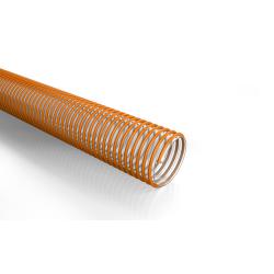 NORPLAST® PUR 386 SCIROPPO® PU FOOD AS - Tuyau d'aspiration et de refoulement - Ø intérieur 38 à 102 mm - Ø extérieur 46 à 115 mm - longueur 30 m - prix par rouleau
