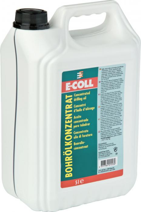 Oljekoncentrar til boring - 1 l / 5 l / 10 l - E-COLL