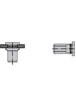Rivet nøtter PolyGrip® - aluminium - kuppel hodet (standard)