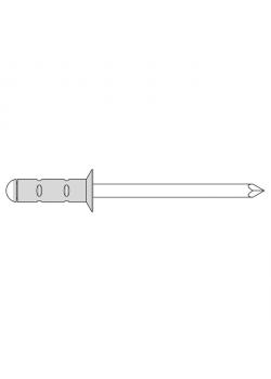 Blindklinknagels GESIPA PolyGrip® - aluminium/staal - verzonken kop (120°)