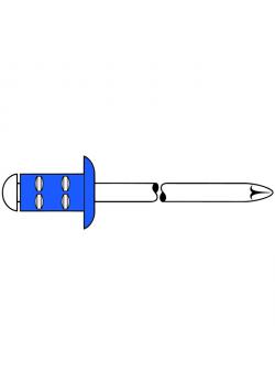 Nagler GESIPA PolyGrip® - Stål / Steel - Truss Head (standard)