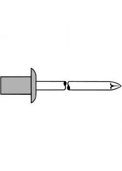 Nagler GESIPA® CAP® - Aluminium / stål - Truss Head (standard)