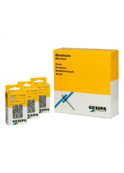 Nagler GESIPA® - Mini-Pack - aluminium / stål