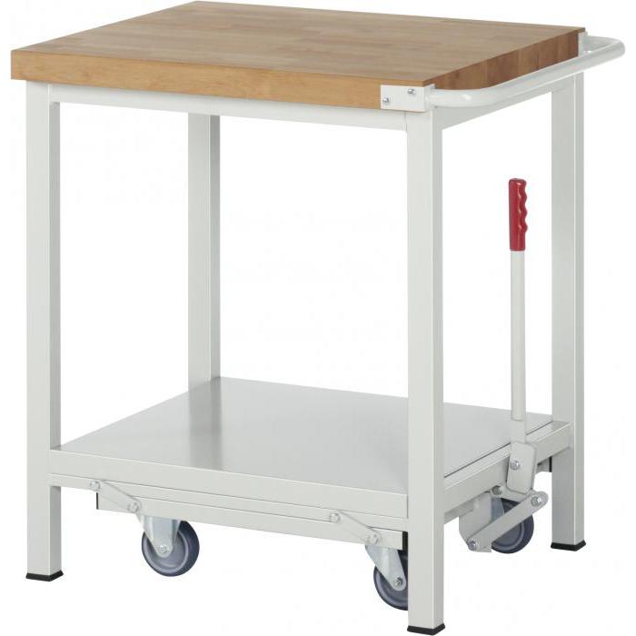 Banco de trabajo "Basic 8000" - fijo/ móvil - máx. 1250/ 450 kg