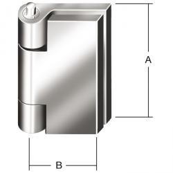 Profiel-klinkband - DIN 31211 - ongeboord - 10 stuks