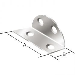 Spanplattenhalter - Stahl - innen versenkt - verzinkt - 40 x 20 mm - Preis per VE