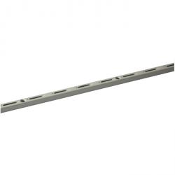 Wandrail - 145 tot 2000 x 50 mm - wit of aluminiumkleurig - enkelrijig - VE 10 stuks - prijs per VE