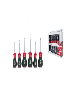 Skrutrekkere SoftFinish® - sett (6 stk) - spor / Pozidriv - 530 ZK6