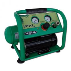 Compresor de montaje Prebena Vitas 45 - 10 bar - 24 l/min - exento de aceite - portátil