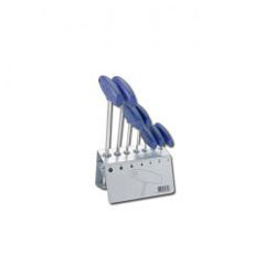 Steeksleutelset - 6-kant - 7-delig - T-handgreep - SW 2-8 mm