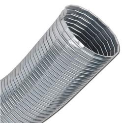 Metallabgasschlauch - schwerentflammbar - Stahl verzinkt - Innen-Ø 50 mm - Außen-Ø 55 mm - Länge 4 m - Preis per Rolle