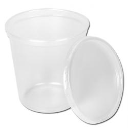 Rundbecher - Polypropylen - 1000 ml - klar