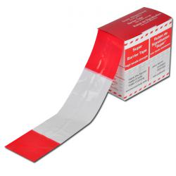 Afzetlint - rood/wit 80 mm breed