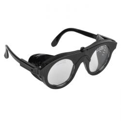 Uniwersalne okulary nylonowe - Ogólne zagrożenia mechaniczne, promieniowanie optyczne (UV / IR / spawania) - kolor beżowy, czarny