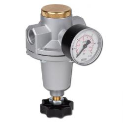 Overtryksventil - 2000 l/min - 0,05-10 bar - zink - IT 1/2" - med manometer