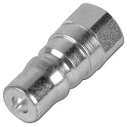 Hydraulische stekker met binnenschroefdraad - verzinkt staal, gepassiveerd