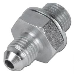 Nypel podwójny - Stal ocynkowana - Gwint G na gwincie JIC - G 1/4" do G 1 1/2" - UNF 7/16"-20 do UN 2 1/2"-12 - PN 80 do 310