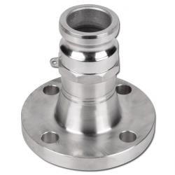 Camlokkupplung Typ AF - VA - 1/2" bis 6" - bis 18bar - mit Flansch in Übereinsti