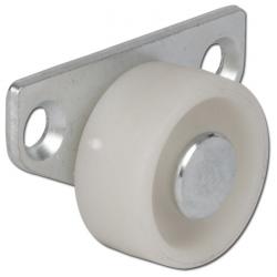 Roulette pour tiroir - Ø de la roue 30 mm - hauteur totale 32 mm - capacité de charge 35 kg