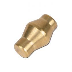 Sluitpluggen - messing - voor klemringkoppelingen - voor buis-Ø buiten 4 tot 14 mm - PN 78 tot 150
