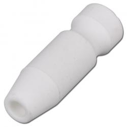 Boquilla cerámica de recambio para cabezales de chorro - Boquilla Ø 5 a 7 mm - Diámetro frontal 9 mm - Longitud 40,7 mm