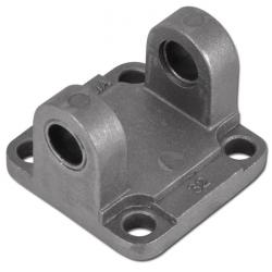 Zwenkbevestiging vork - aluminium met bus - voor cilinders ISO 15552