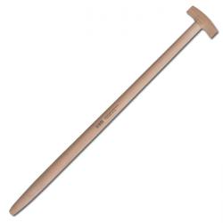 Tuinspade - essenhout - T-handgreep - gebogen - lengte 950 mm - LäFFERT STIELE