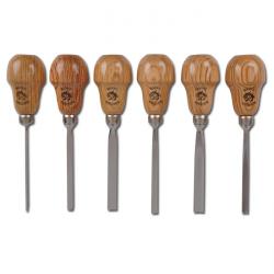 Juego de cinceles para talla "No. 5696" - 6 piezas - KIRSCHE