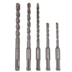 Hammarborr i set - stenborr - 5 delar - SDS-plus