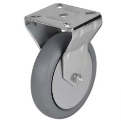 Zestaw kołowy do aparatury - Koło termoplastyczne - Koło Ø 50 do 100 mm - Wysokość całkowita 69 do 125 mm - Nośność 40 do 65 kg - PU 4 sztuki - Cena za PU