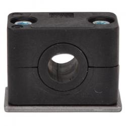 Abrazaderas para tubos con inserto de elastómero - tubo Ø 10 a 32 mm - serie ligera 4 ó 6 - precio por unidad
