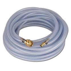 PVC-persluchtslang - met koppeling en stekker - binnendiameter 6 tot 9 mm - 5 tot 20 m - prijs per rol
