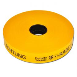 Restpartij - Trajectwaarschuwingslint - met breekpunten - lengte 250 m - breedte 150 mm - kleur geel