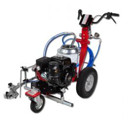 Máquina de señalización vial "Excalibur Liner" - depósito de plástico de 20 litros - motor de gasolina de 7 CV - presión máx. 210 bar - dimensiones 1400 x 1600 x 1050 mm