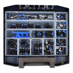 Quick-release plug-in solvent connectors 4 - 8mm