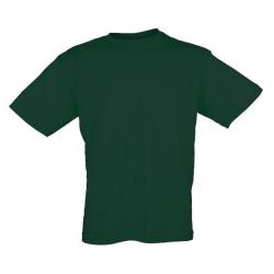 Restos de existencias - Camisa - talla XS - verde botella - 100% CO - cuello redondo - hombro y cuello reforzados - lavable a 40°C - "Classic"