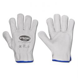 Stronghand Fahrerhandschuh " Natur Driver" - Rindnappa - naturfarbendes Leder -Norm EN 388 / Klasse 2121