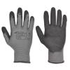 Werkhandschoen "CANTON" - fijn gebreid polyamide met nitrilcoating - kleur grijs/zwart - norm EN 388 / klasse 4121