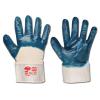 Werkhandschoen "Bluestar" - nitril - kleur blauw/geel  - norm EN 388/klasse 4211