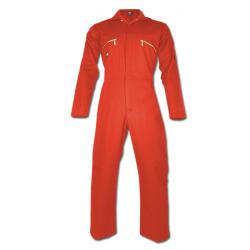 Overall "Redhawk" - Dickies - glidelås foran - størrelse 56 - oransje