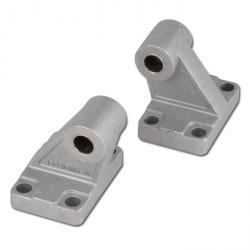Zwenkbevestiging 90° lip - aluminium - voor cilinders ISO 15552