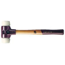 Mallet SIMPLEX - head Ø 30 to 80mm - head Nylon - Halder