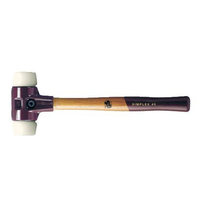 Mallet SIMPLEX - head Ø 30 80 mm - head Nylon - Halder