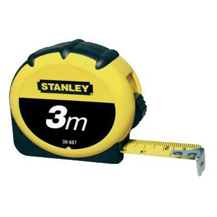 Målebånd Tylon® lengde 3 og 5m - Bi-materiale - Stanley