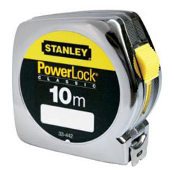Roll målebånd Powerlock - lengde fra 5 til 10 m - Stanley