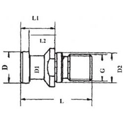 Pull studs, use hardened 58 ± 2 HRC chd 0.5- 0.8, ground parallel to DIN