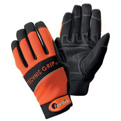 Gant "Grip Technic", orange / noir, EN 388 Cat. 2, FORTIS