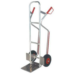 Carro de transporte de aluminio "PROFI" - Capacidad de carga: 200 kg - con ruedas neumáticas