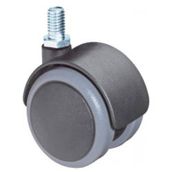 Lenkrolle  F76- Kunststoff - Rad-Ø 50 mm - mit Gewindestift - BS ROLLEN